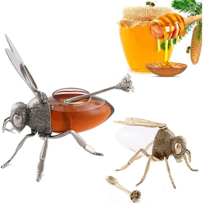 Storage Bottles & Jars Restaurant Dining Table Honey Jar Bee Shape Simulated Mini Wing Lid Non Slip Durable Gift Home Kitchen With Spoon Ret