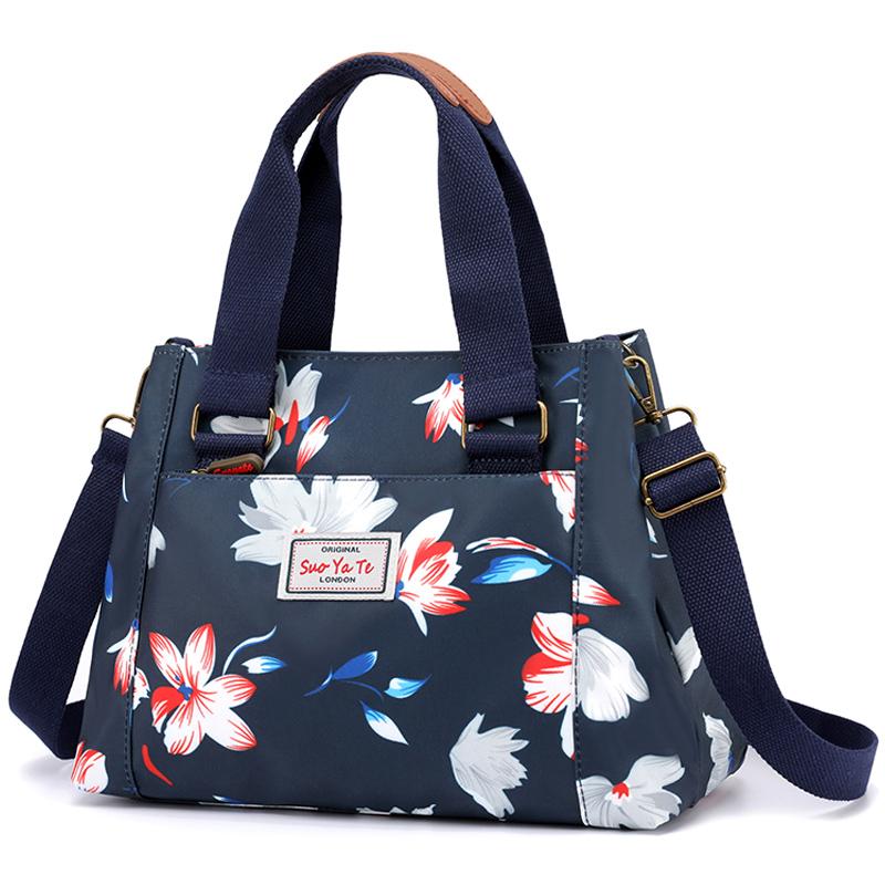 Evening Bags Fashion Floral Pattern Women Handbag High Quality Durable Waterproof Nylon Shoulder Bag 3 Layers Large Capacity Tote
Evening Bags Fashion Floral Pattern Women Handbag High Quality Durable Waterproof Nylon Shoulder Bag 3 Layers Large Capacity Tote
