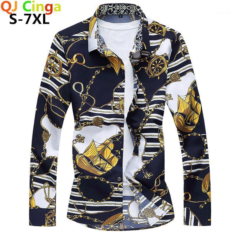 7XL Shirt Men Fashion Personality Print Long Sleeve Shirts Mens Casual Plus Size Flower Beach Hawaiian Chemise Men, 566 no 2
7XL Shirt Men Fashion Personality Print Long Sleeve Shirts Mens Casual Plus Size Flower Beach Hawaiian Chemise Men, 566 no 2