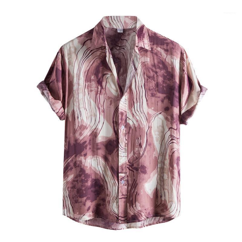 Men's Casual Shirts Fashion Print Short Sleeve Button Shirt Turn-Down Collar Blouse, Bk
Men's Casual Shirts Fashion Print Short Sleeve Button Shirt Turn-Down Collar Blouse, Bk