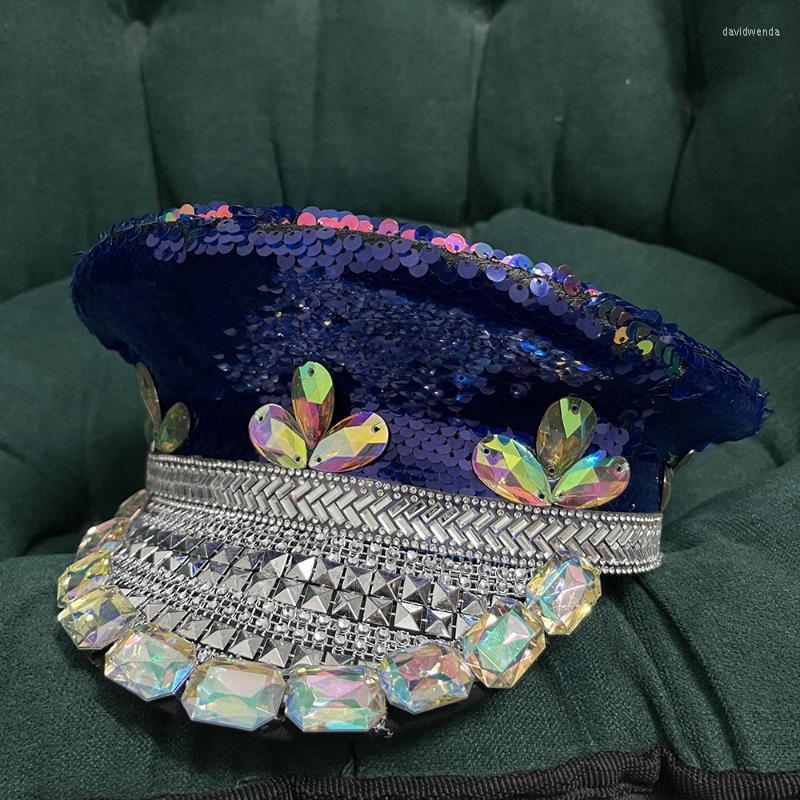 Berets Luxury Women Military Hat Double Sided Sequin Burning Captain Sergeant Rhinestone Rave Festival Bachelorette Part HatBerets Davi22, Blue
Berets Luxury Women Military Hat Double Sided Sequin Burning Captain Sergeant Rhinestone Rave Festival Bachelorette Part HatBerets Davi22, Blue