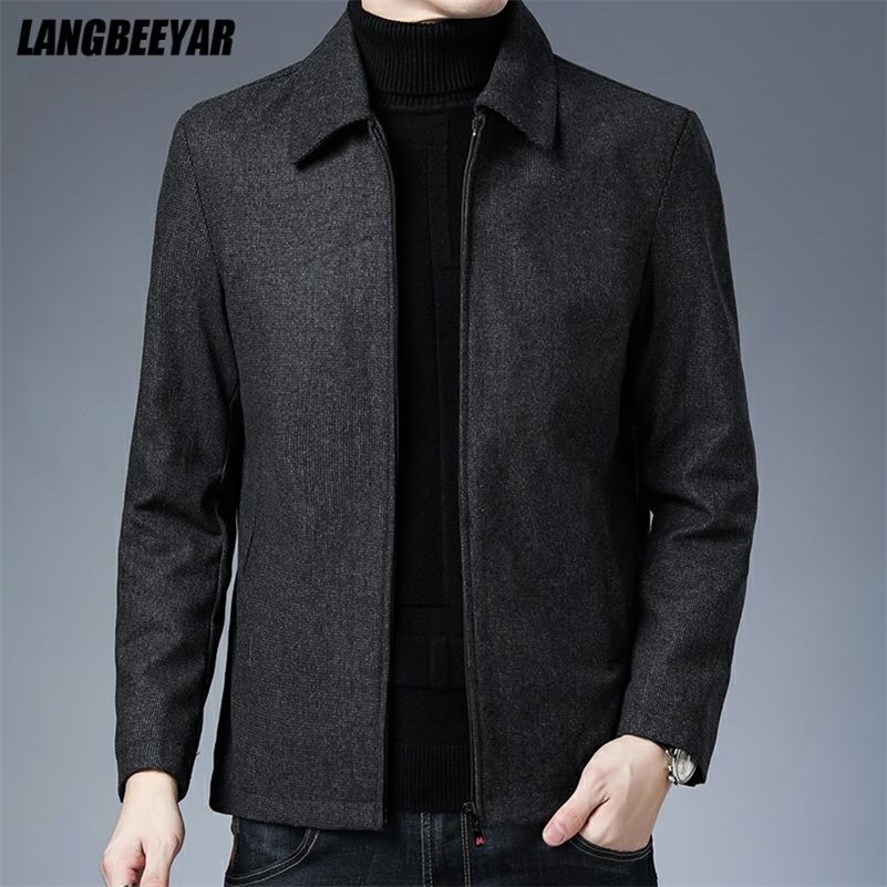 High Quality Brand Casual Fashion Lapel Autumn Winter Mens Coat Men Clothing Jacket Solid Classic Windbreaker 220715, Deep navy
High Quality Brand Casual Fashion Lapel Autumn Winter Mens Coat Men Clothing Jacket Solid Classic Windbreaker 220715, Deep navy