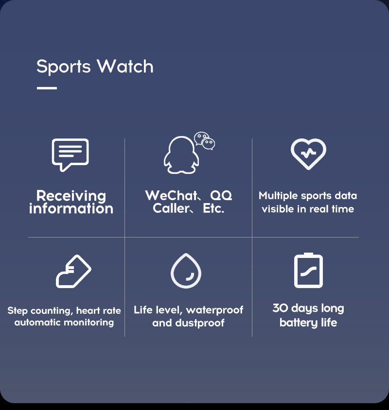 Y68 Smart Watch Heart Rate Blood Pressure Oxygen Monitoring Multi-Function Reminder D20 Waterproof Sport Smartwatch for Women's Watches