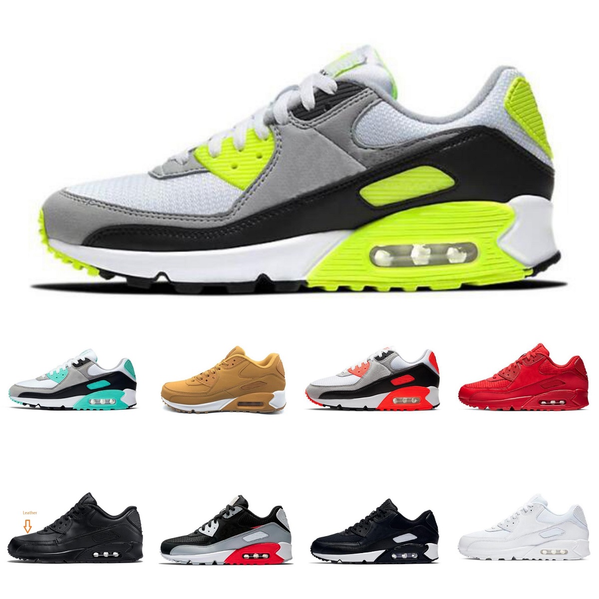 Men Sneakers Classic Running Shoes Mesh leather Breathable Women rubber sole iron wolf grey triple white Sports Trainer Designer Surface size 11 designer shoe aaa, #3
Men Sneakers Classic Running Shoes Mesh leather Breathable Women rubber sole iron wolf grey triple white Sports Trainer Designer Surface size 11 designer shoe aaa, #3