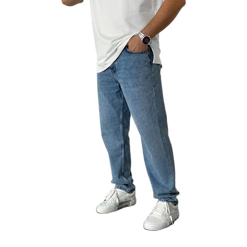 Men's Jeans Clothing Trousers Summer Fashion Wide Leg Men High Quality Loose Blue Straight Pants Casual Overalls Baggy PantsMen's, Black
Men's Jeans Clothing Trousers Summer Fashion Wide Leg Men High Quality Loose Blue Straight Pants Casual Overalls Baggy PantsMen's, Black