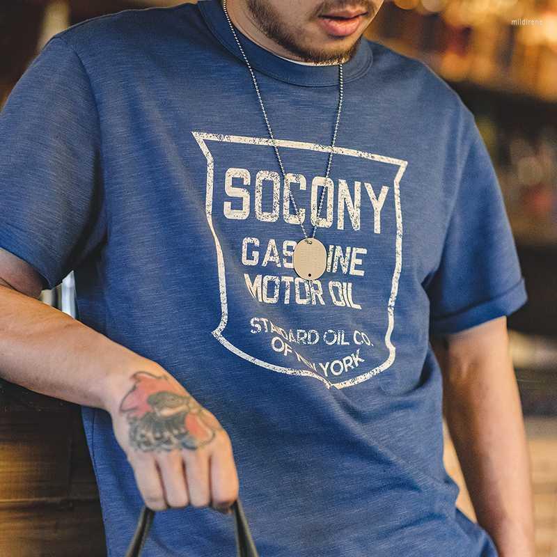 Men' T-Shirts Maden 2022 American Retro Printed Short Sleeved English Letter Summer T-shirt Breathable Oversize Blue Tee Shirt MenMen' Mil
Men' T-Shirts Maden 2022 American Retro Printed Short Sleeved English Letter Summer T-shirt Breathable Oversize Blue Tee Shirt MenMen' Mil