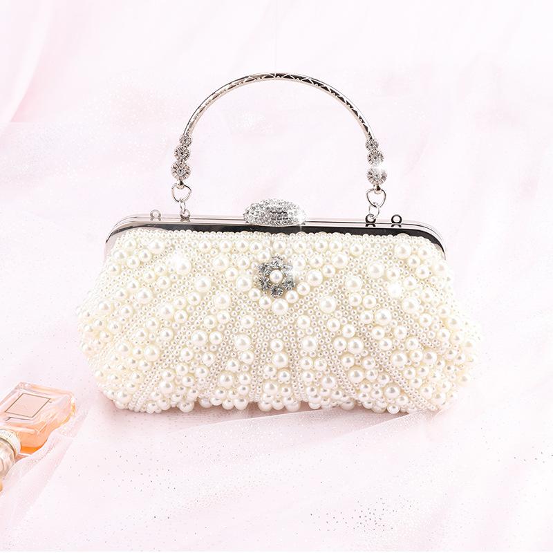 Evening Bags Shell Design Women Day Clutch With Diamonds Party Wedding Chain Shoulder Soft Beading Flower Embroidery PurseEvening, Ym1871pearl white
Evening Bags Shell Design Women Day Clutch With Diamonds Party Wedding Chain Shoulder Soft Beading Flower Embroidery PurseEvening, Ym1871pearl white