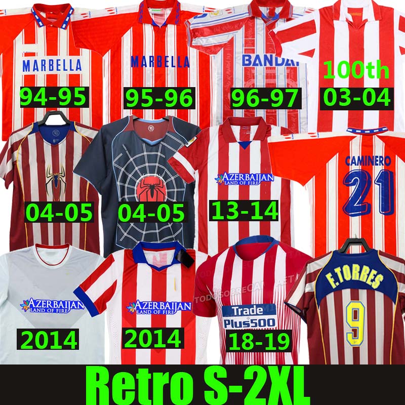 Atletico Soccer Jerseys Retro Classic Vintage 1994 95 96 97 2003 100th Centenary 04 05 2013 14 15 F.Torres Simeone ARDA GRIEZMANN FALCAO Gabi COURTOIS football shirts, Majing 2018-19 home
Atletico Soccer Jerseys Retro Classic Vintage 1994 95 96 97 2003 100th Centenary 04 05 2013 14 15 F.Torres Simeone ARDA GRIEZMANN FALCAO Gabi COURTOIS football shirts, Majing 2018-19 home