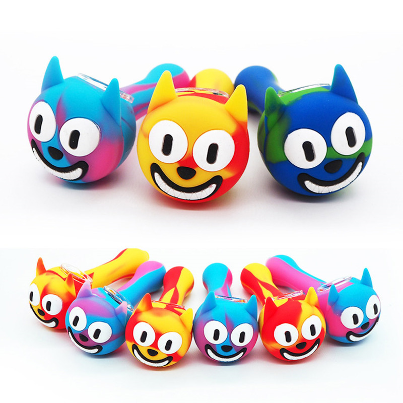 Hot Selling silicone pipes for Vendetta Anonymous Guy Fawkes tobacco bong Hand spoon Pipes pyrex colorful 10 style
Hot Selling silicone pipes for Vendetta Anonymous Guy Fawkes tobacco bong Hand spoon Pipes pyrex colorful 10 style