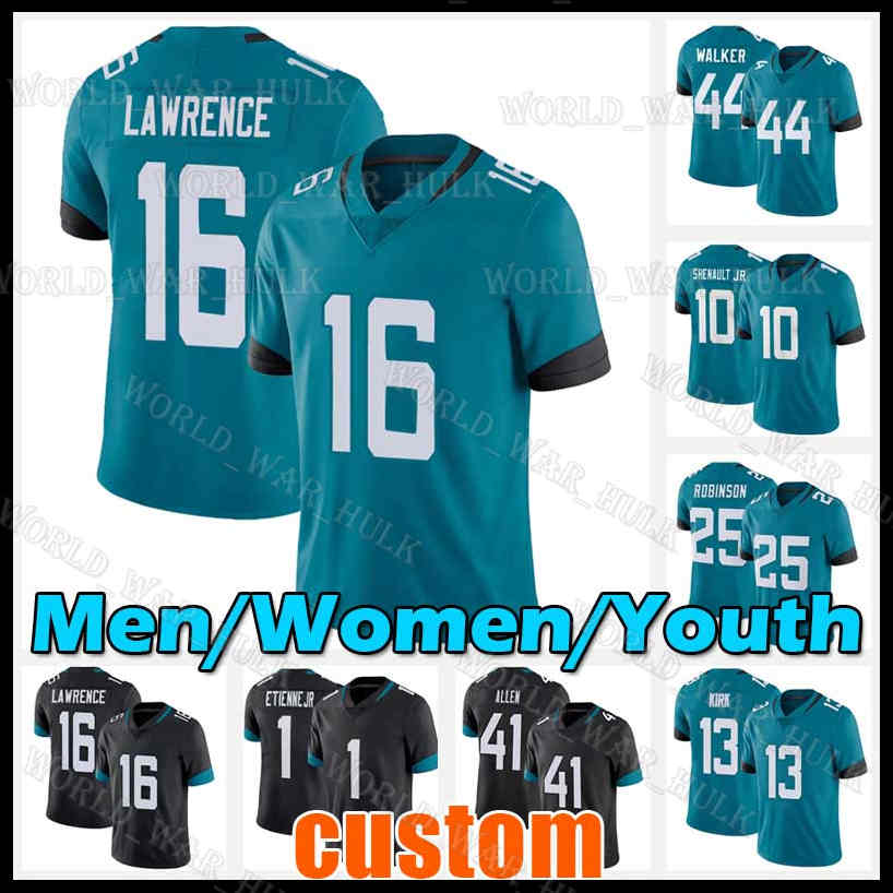 16 Trevor Lawrence Jersey 25 James Robinson Football 44 Travon Walker K'Lavon Chaisson Tyson Campbell 85 Dan Arnold Marvin Jones Jr Tony Boselli Devin Lloyd Tim Tebow, Custom women (m z h)
16 Trevor Lawrence Jersey 25 James Robinson Football 44 Travon Walker K'Lavon Chaisson Tyson Campbell 85 Dan Arnold Marvin Jones Jr Tony Boselli Devin Lloyd Tim Tebow, Custom women (m z h)