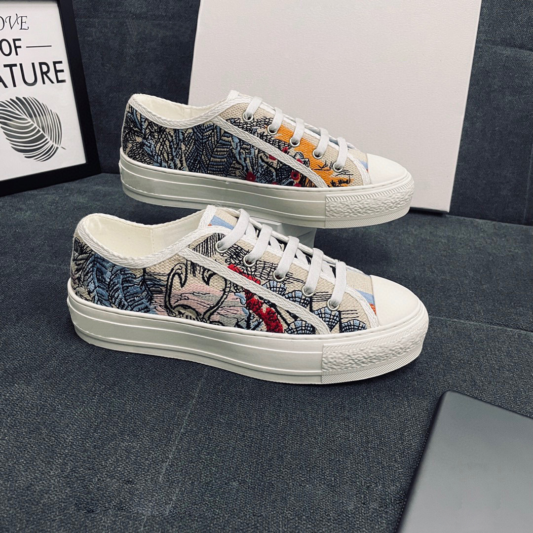 Canvas classic design women's casual shoes black white sneakers Luxury Designer Flat lace up walking shoes35-40, Color 12
Canvas classic design women's casual shoes black white sneakers Luxury Designer Flat lace up walking shoes35-40, Color 12