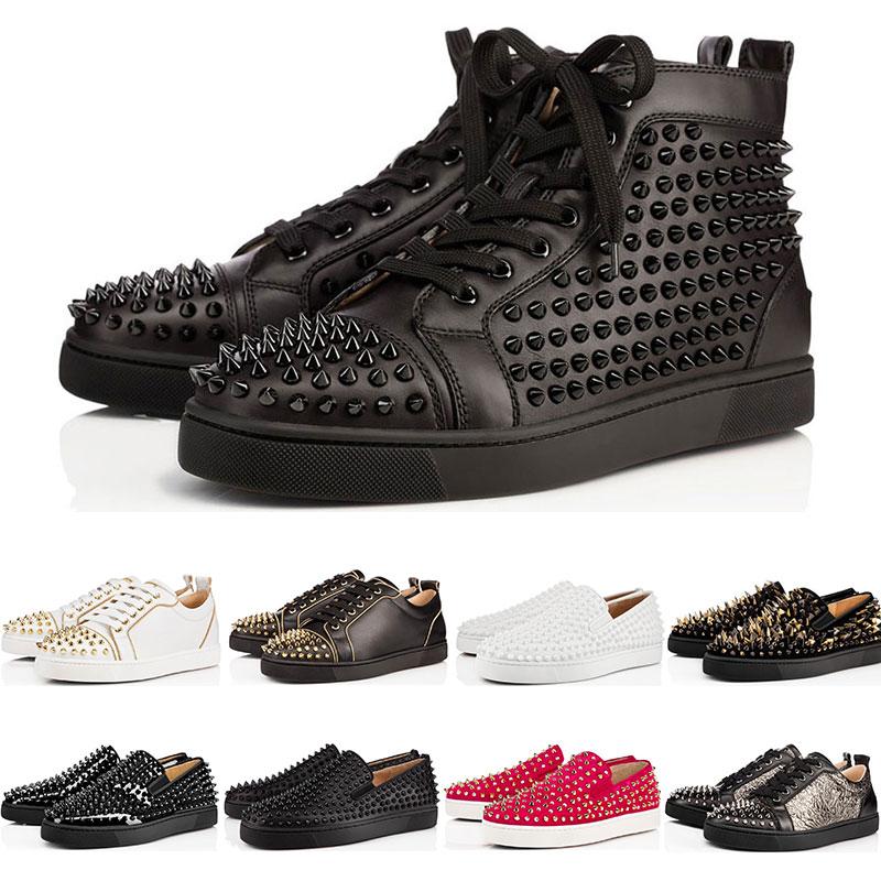 Christians Hot Sale-New Studded Spikes Flats shoes Red Bottoms dress shoes Mens Womens Party Lovers Genuine Leather Sneakers HXJ, 13
Christians Hot Sale-New Studded Spikes Flats shoes Red Bottoms dress shoes Mens Womens Party Lovers Genuine Leather Sneakers HXJ, 13