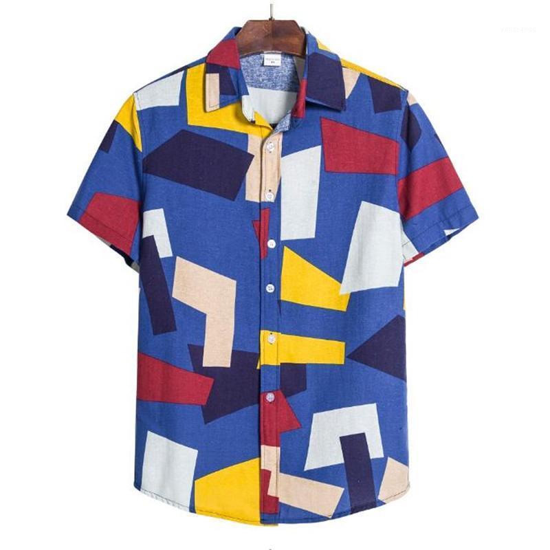 Men's Casual Shirts Summer Men Beach Shirt Geometric Print Short Sleeve Lapel Neck Button Leisure Hawaiian 2022 Streetwear -5XL, Black
Men's Casual Shirts Summer Men Beach Shirt Geometric Print Short Sleeve Lapel Neck Button Leisure Hawaiian 2022 Streetwear -5XL, Black