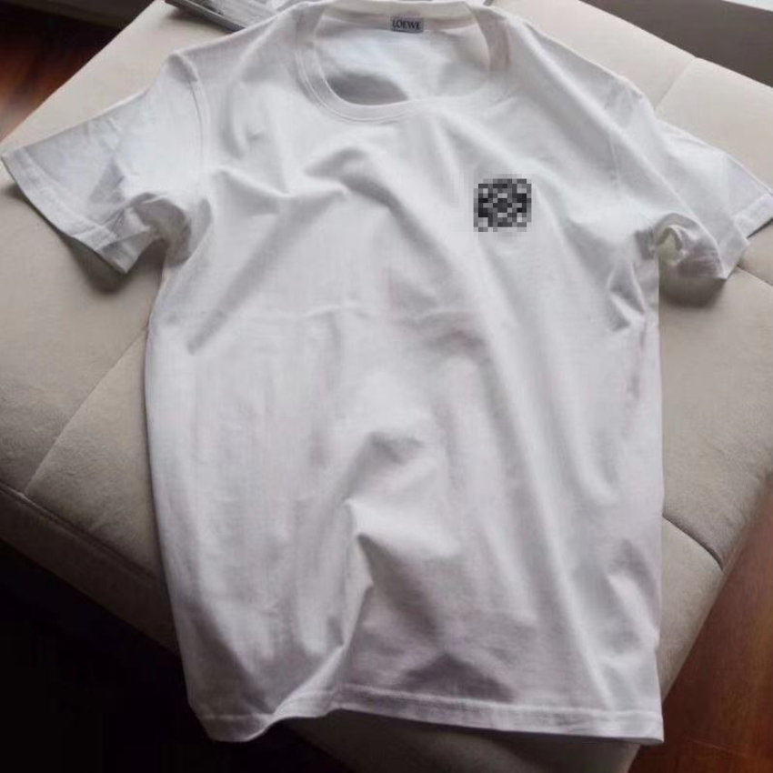 Designer Women' T-shirts Summer New Short-sleeved Loose Round Neck Embroidered Logo Combed Cotton Tees Men and Women, White
Designer Women' T-shirts Summer New Short-sleeved Loose Round Neck Embroidered Logo Combed Cotton Tees Men and Women, White