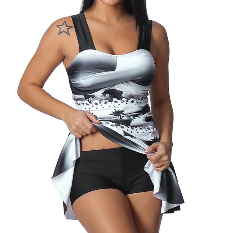 Women' Swimwear Lady Padded Size Plus Tankini Rainbow Swimdress Biki Beachwear Swimsuit Swimwears Tankinis Set, Purple
Women' Swimwear Lady Padded Size Plus Tankini Rainbow Swimdress Biki Beachwear Swimsuit Swimwears Tankinis Set, Purple
