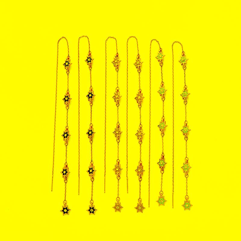 Dangle & Chandelier Korean Fashion Jewelry Charm Long Chain Star Snowflake Ear Line Tassel Earrings For Women Wedding Dress Gift Accessories
Dangle & Chandelier Korean Fashion Jewelry Charm Long Chain Star Snowflake Ear Line Tassel Earrings For Women Wedding Dress Gift Accessories