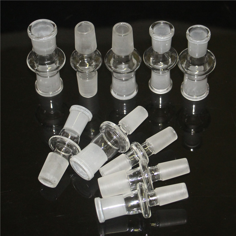Hookahs Bong Glass Adapter Converter Smoke Accessories 10mm 14mm 18mm Male To Female Joint Size drop down Adapters For Bongs Dab Rig Quartz Banger
Hookahs Bong Glass Adapter Converter Smoke Accessories 10mm 14mm 18mm Male To Female Joint Size drop down Adapters For Bongs Dab Rig Quartz Banger