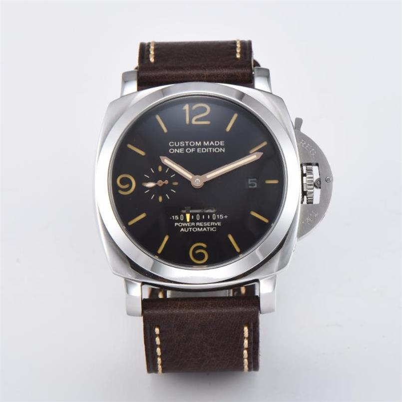Wristwatches Watch Pam Seagull Movement 47mm Power Reserve Automatic Men Stainless Steel Case Water Proof2428, As pic
Wristwatches Watch Pam Seagull Movement 47mm Power Reserve Automatic Men Stainless Steel Case Water Proof2428, As pic