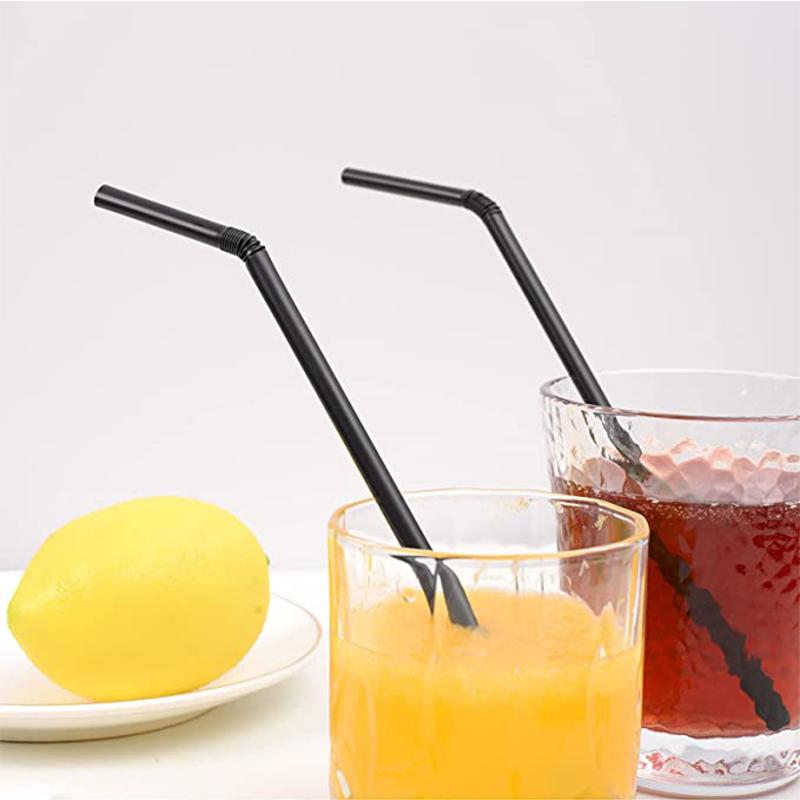 Drinking Straws 20050010001500pcs Disposable Black Flexible Wedding Party Supplies Plastic StrawsDrinking4709918