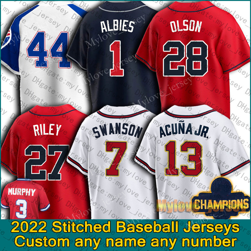 2022 Men Women Youth WS Gold Program jersey Dansby Swanson 13 Ronald Acuna Jr. Atlanta Ozzie Albies 28 Matt Olson Freddie Freeman 27 Austin Riley Baseball Jerseys, +patch man custom jersey (ys)
2022 Men Women Youth WS Gold Program jersey Dansby Swanson 13 Ronald Acuna Jr. Atlanta Ozzie Albies 28 Matt Olson Freddie Freeman 27 Austin Riley Baseball Jerseys, +patch man custom jersey (ys)