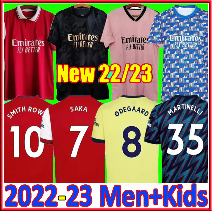 

21 22 23 SMITH ROWE PEPE SAKA soccer jerseys Fans Player version ØDEGAARD THOMAS MARTINELLI TIERNEY 2021 2022 2023 football shirt Men Kids kit sets 999, Kids away