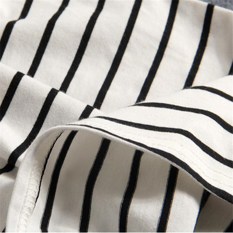 Korean Womens Black White Striped One-Step Skirt Spring Summer Woman Casual Pocket Mid-length Slim Bag Hip Skirts Female 220317