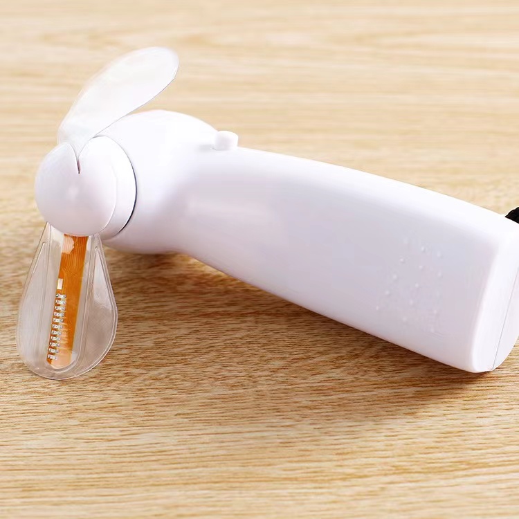 LED handheld with flash Electric Fans DIY creative gift logo mini portable electric fan