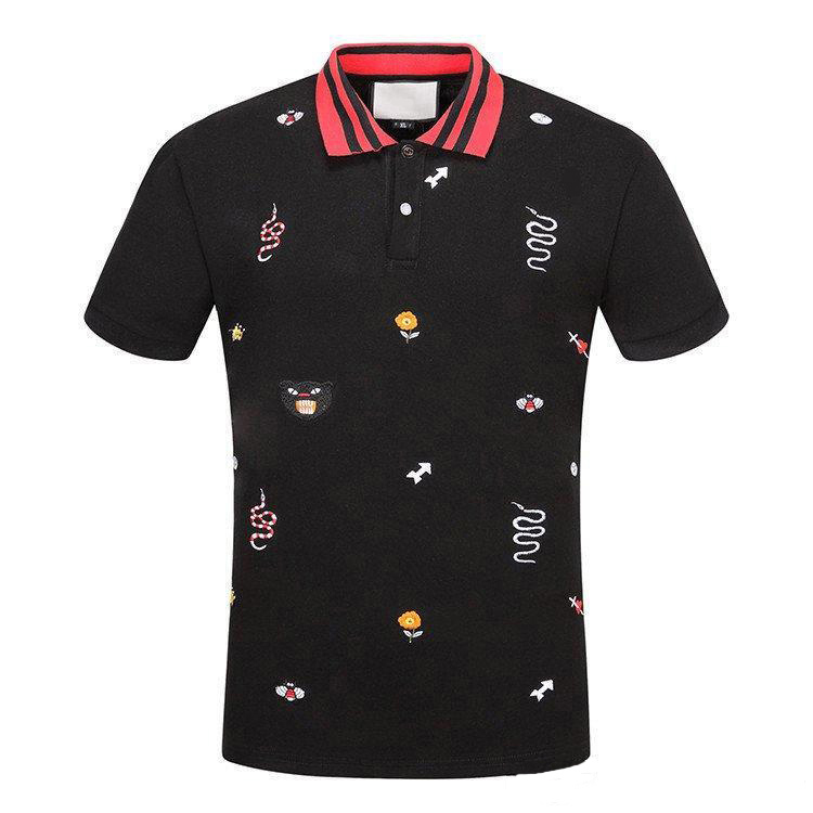 2022Mens Polos Shirts Summer Short Sleeve FashionEmbroidery Letter Bee Pattern Breathable shirt Casual Stitching High Quality Tops for Men
2022Mens Polos Shirts Summer Short Sleeve FashionEmbroidery Letter Bee Pattern Breathable shirt Casual Stitching High Quality Tops for Men