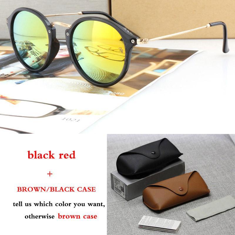 Sunglasses Wholesale-Brand Designer 2447 Round For Male And Female Retro Sports Sun Men Uv400 Lenses With Brown Box