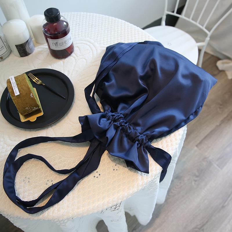 Evening Bags 2022 Fashion Drawstring Shoulder Bag Smooth Satin Handbag Mobile Phone Coin Purse, 06
Evening Bags 2022 Fashion Drawstring Shoulder Bag Smooth Satin Handbag Mobile Phone Coin Purse, 06