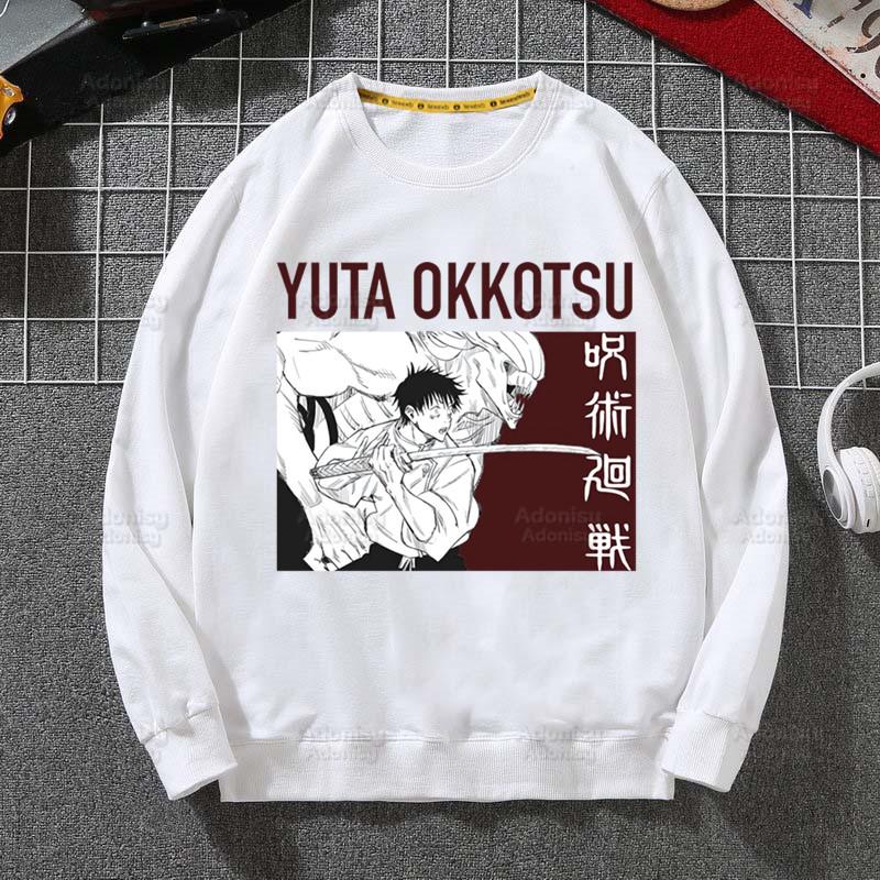Men' Hoodies & Sweatshirts Yuta Okkotsu Men Hoodie Autumn Hip Hop Streetwear Jujutsu Kaisen Anime Pullover Mens White MaleMen
Men' Hoodies & Sweatshirts Yuta Okkotsu Men Hoodie Autumn Hip Hop Streetwear Jujutsu Kaisen Anime Pullover Mens White MaleMen