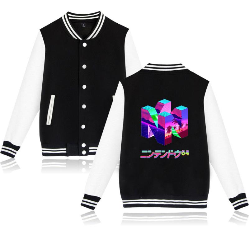 Men's Jackets Fashion Classic Gamer N64 Printing Baseball Jacket Costume Hoodies Harajuku Plus Size Sweatshirt Hip Hop StreetwearMen's, Gray and navy blue
Men's Jackets Fashion Classic Gamer N64 Printing Baseball Jacket Costume Hoodies Harajuku Plus Size Sweatshirt Hip Hop StreetwearMen's, Gray and navy blue