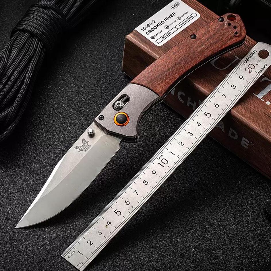Benchmade BM15080 Crooked River Bugout AXIS Folding Knife 4 00 S30V Clip Point Blade Sandalwood Handles with Aluminum 15080 291M
Benchmade BM15080 Crooked River Bugout AXIS Folding Knife 4 00 S30V Clip Point Blade Sandalwood Handles with Aluminum 15080 291M