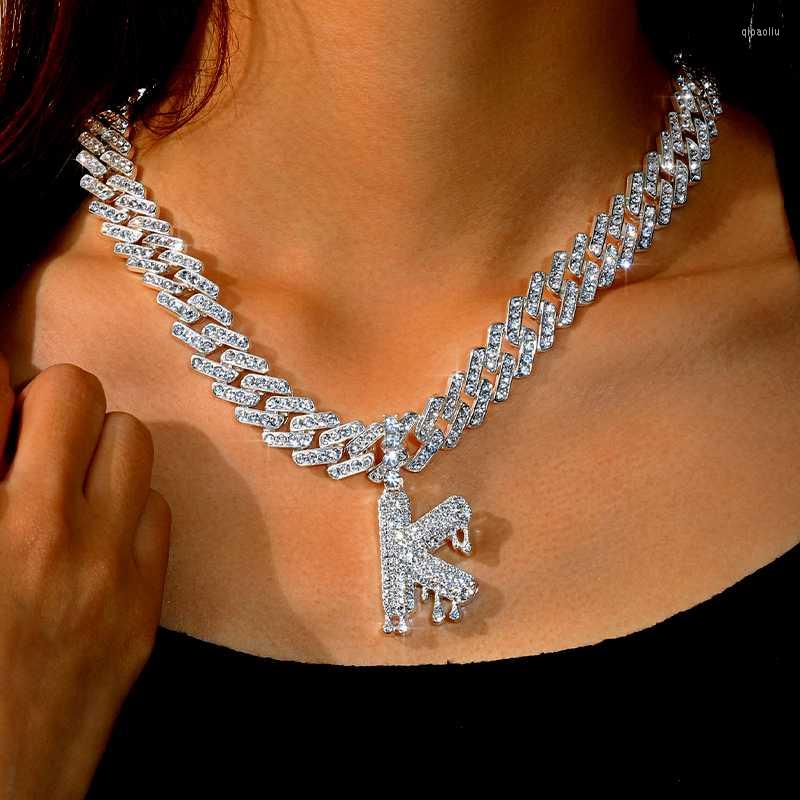 Chains Punk A-Z Initial Necklace Wholesale For Women Silver Gold Color Pendant Letter Miami Dainty Female Cuban Link Chain Iced OutChains
Chains Punk A-Z Initial Necklace Wholesale For Women Silver Gold Color Pendant Letter Miami Dainty Female Cuban Link Chain Iced OutChains