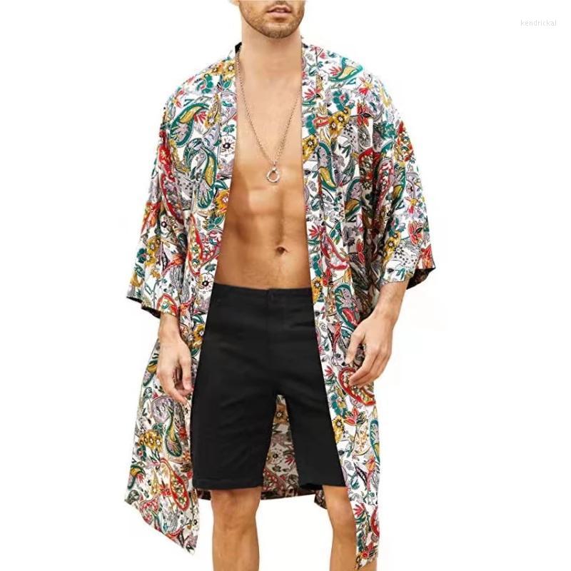 Men' Trench Coats Men Sunscreen Beach Shirt Top Retro National Printed Coat Outdoor Cardigan Cloak Fashion Poncho Man Summer WindbreakeMen
Men' Trench Coats Men Sunscreen Beach Shirt Top Retro National Printed Coat Outdoor Cardigan Cloak Fashion Poncho Man Summer WindbreakeMen
