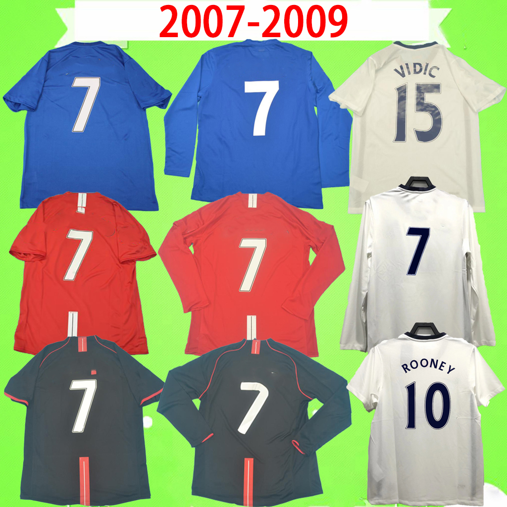 #7 CR7 RETRO MAN UTD soccer jerseys 2007 2008 2009 FOOTBALL SHIRTS 07 08 09 Vintage classic Nani Camiseta long short sleeve Rooney BERBATOV VIDIC GIGGS S-2XL blue black
#7 CR7 RETRO MAN UTD soccer jerseys 2007 2008 2009 FOOTBALL SHIRTS 07 08 09 Vintage classic Nani Camiseta long short sleeve Rooney BERBATOV VIDIC GIGGS S-2XL blue black