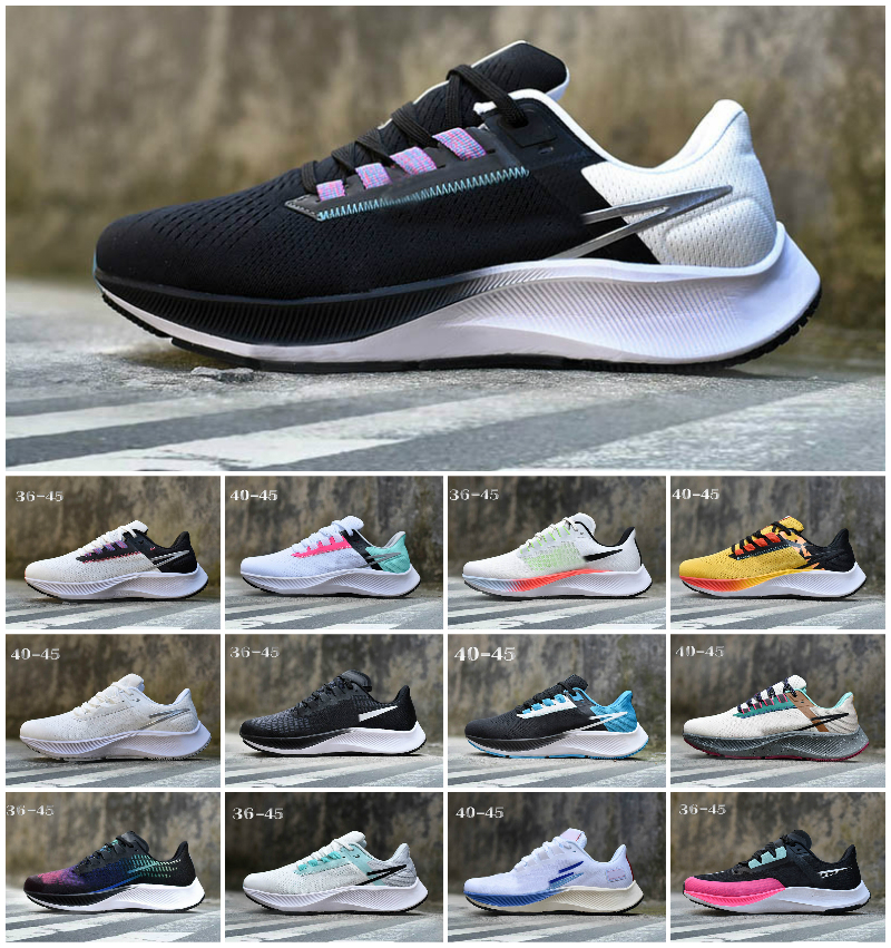 Top Quality Zoom Running Shoes Pegasus Be True Mens Women airs ZM Flyease 37 38 Triple White Midnight Black Navy Chlorine Blue Ribbon Green Wolf Grey trainers Sneakers, Bubble package bag
Top Quality Zoom Running Shoes Pegasus Be True Mens Women airs ZM Flyease 37 38 Triple White Midnight Black Navy Chlorine Blue Ribbon Green Wolf Grey trainers Sneakers, Bubble package bag