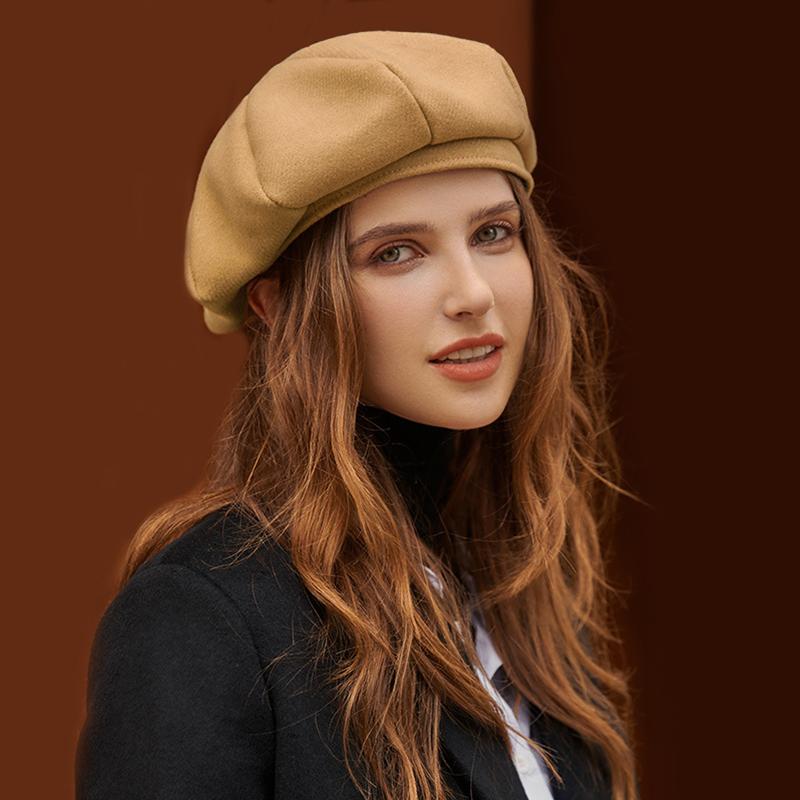 Berets High-quality Fashion Octagonal Beret Ladies Elegant Retro French Uniquely Autumn Winter Women's Woolen Hat CapsBerets, Black
Berets High-quality Fashion Octagonal Beret Ladies Elegant Retro French Uniquely Autumn Winter Women's Woolen Hat CapsBerets, Black
