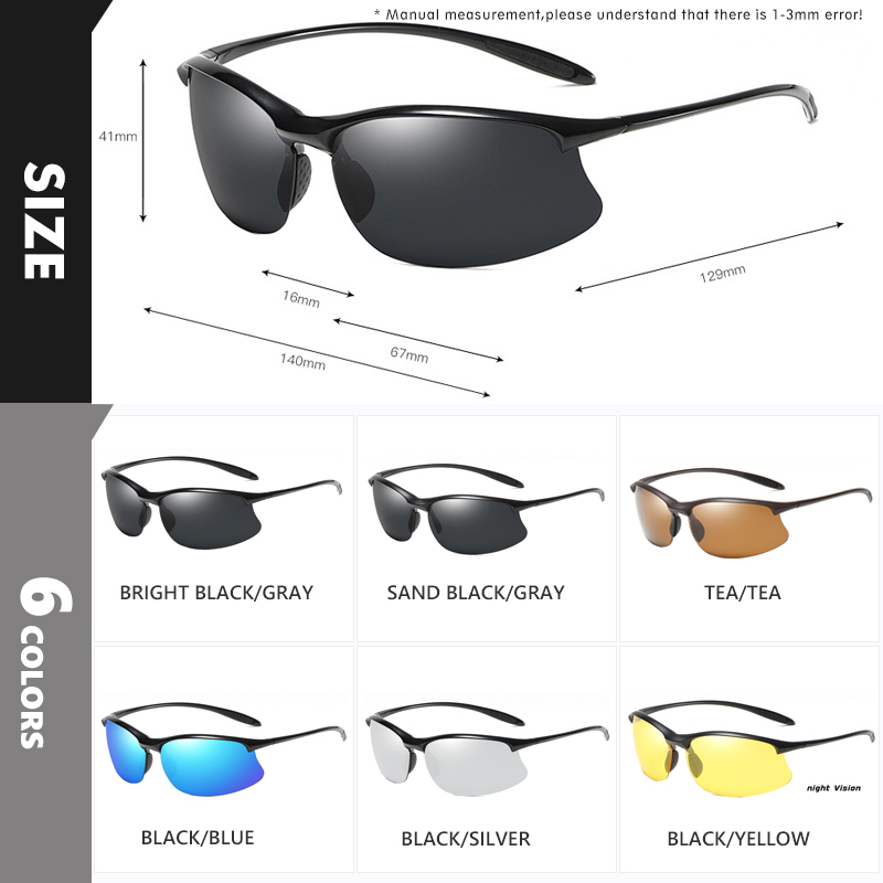 Top Ultralight TR90 Polarized Sunglasses AntiUV Driving Men Shades Male Military Sun Glasses Eyewear Goggles Gafas De Sol 220701