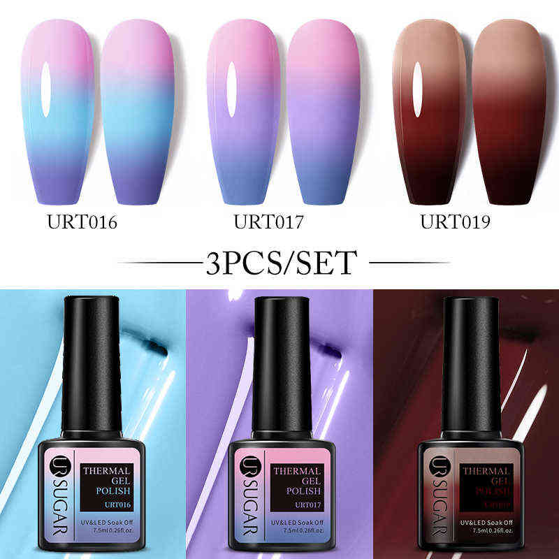 NXY Nail Gel Thermal Polish Set Luminous Glow in the Dark Shining Soak Off Long Lasting Art Hybrid Varnish 0328