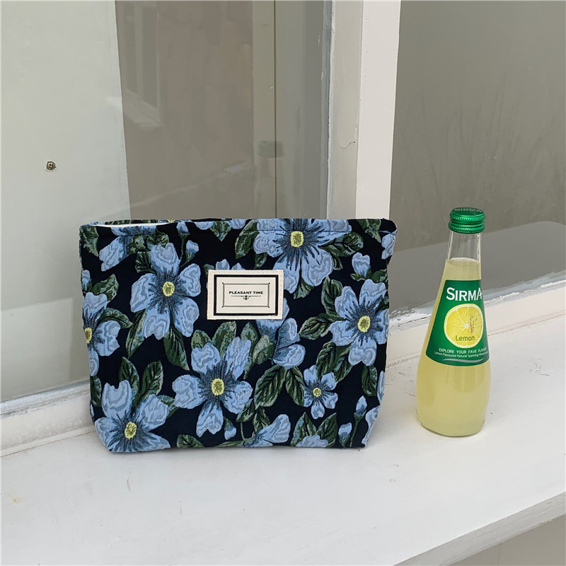 Pink Leopard Pattern Women s Clutch Purse Handbags Retro Jacquard Canvas Ladies Storage Cosmetic Bag Girls Student Pouch Wallet 220630