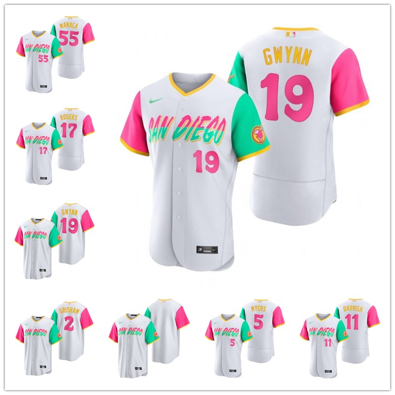 Custom Men women youth San Diego''Padres''55 Sean Manaea 17 Taylor Rogers 19 Tony Gwynn White City Connect Stitched Jersey
Custom Men women youth San Diego''Padres''55 Sean Manaea 17 Taylor Rogers 19 Tony Gwynn White City Connect Stitched Jersey