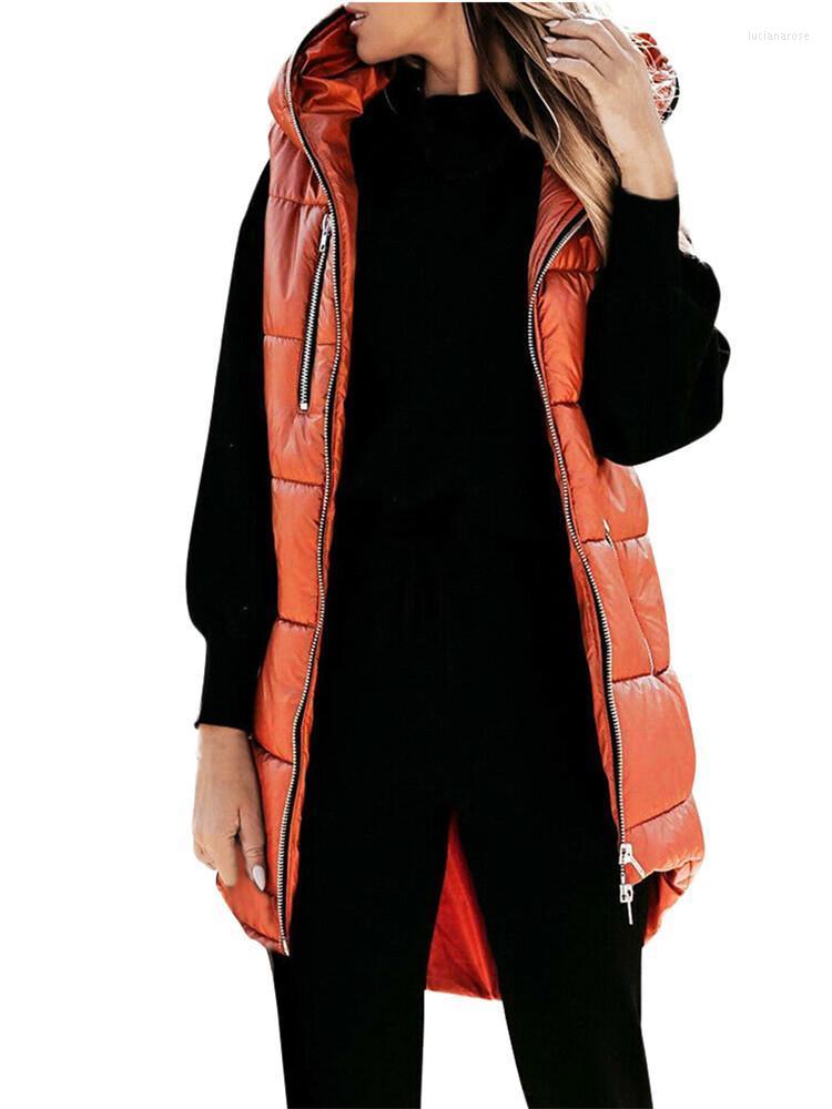 Women's Vests Winter Solid Color Hooded Fashion Casual Cotton Vest Women Waistcoat Sleeveless Pocket Zipper Jacket Female LR1841 Luci22, Khaki
Women's Vests Winter Solid Color Hooded Fashion Casual Cotton Vest Women Waistcoat Sleeveless Pocket Zipper Jacket Female LR1841 Luci22, Khaki
