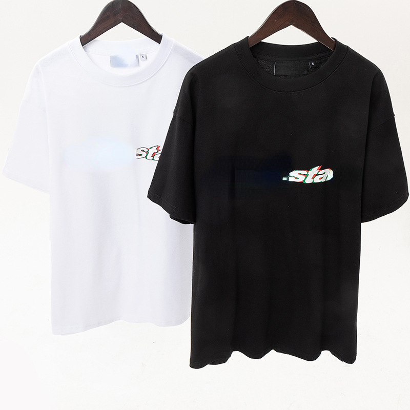 Casual Fashion High Street Printed Street Men' and Women' Short Sleeves, White
Casual Fashion High Street Printed Street Men' and Women' Short Sleeves, White