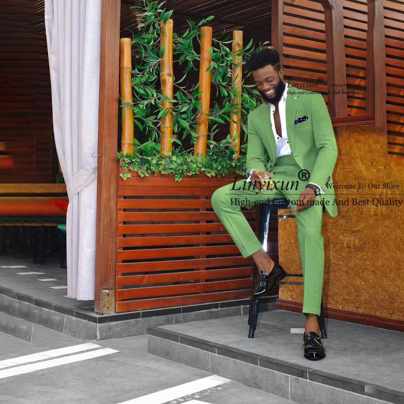Men's Suits & Blazers Fashion Green Men Slim Fit Wedding Groom Tuxedos 2 Piece Set Groomsmen Prom Dinner Blazer African Male Costume HommeMe, Pink
Men's Suits & Blazers Fashion Green Men Slim Fit Wedding Groom Tuxedos 2 Piece Set Groomsmen Prom Dinner Blazer African Male Costume HommeMe, Pink