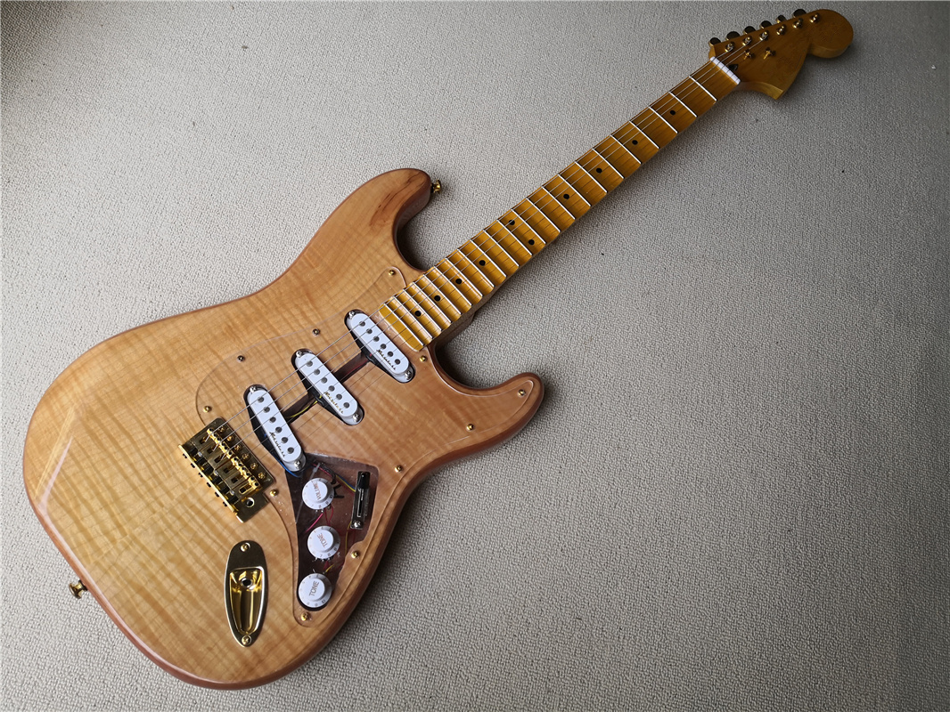 Classic electric guitar, stra guitar, mahogany body Acacia veneer ,fan groove maple fingerboard,acrylic pickguard
Classic electric guitar, stra guitar, mahogany body Acacia veneer ,fan groove maple fingerboard,acrylic pickguard
