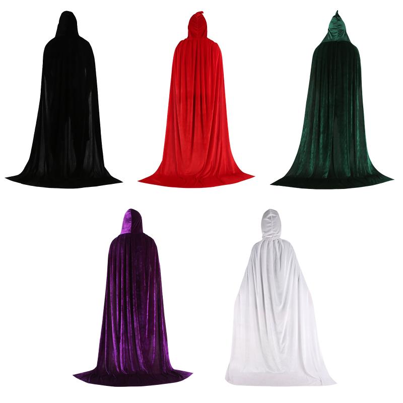 Party Decoration Gothic Hooded Cloak Adult Kids Halloween Velvet Cape Medieval Costume Vampires Fancy Witch Wicca Reaper
Party Decoration Gothic Hooded Cloak Adult Kids Halloween Velvet Cape Medieval Costume Vampires Fancy Witch Wicca Reaper