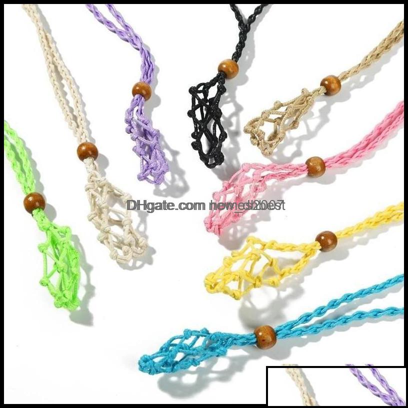 Pendant Necklaces Pendants Jewelry Adjustable Necklace Cord Empty Stone Holder Wax Rope Diy Natural Quartz Crystal Healing Net Bag Drop De
Pendant Necklaces Pendants Jewelry Adjustable Necklace Cord Empty Stone Holder Wax Rope Diy Natural Quartz Crystal Healing Net Bag Drop De