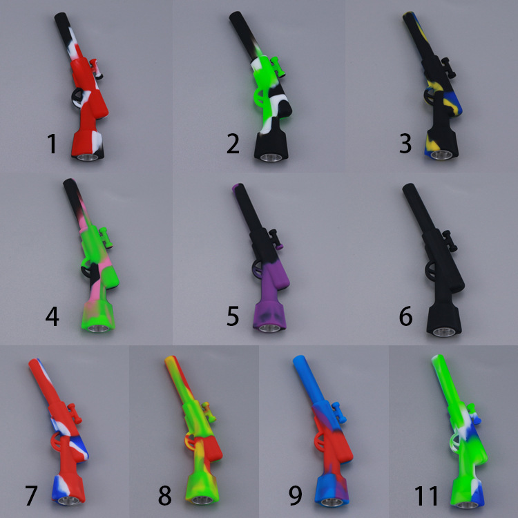 Cross-border hot rifle 4.2inches smoking accessories Metal Pipe mini Silicone Pipes
Cross-border hot rifle 4.2inches smoking accessories Metal Pipe mini Silicone Pipes