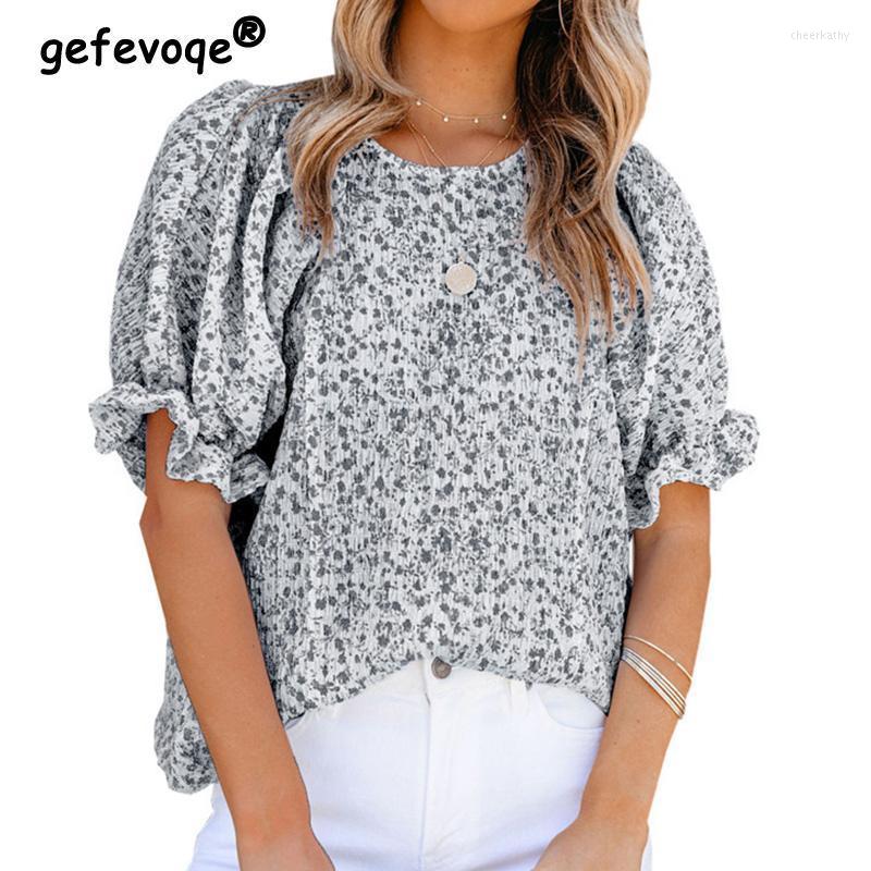 Women's Blouses & Shirts Casual Fashion Solid Printing Chiffon Shirt Spring Summer 2022 O-Neck Short Puff Sleeve Loose Pullovers Blouse Wome, Green
Women's Blouses & Shirts Casual Fashion Solid Printing Chiffon Shirt Spring Summer 2022 O-Neck Short Puff Sleeve Loose Pullovers Blouse Wome, Green
